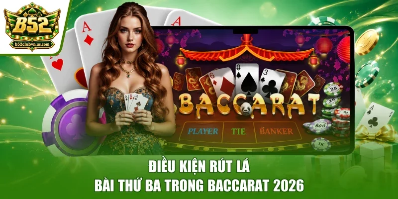 Điều kiện rút lá bài thứ ba trong Baccarat 2026