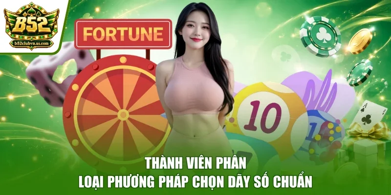 Thành viên phân loại phương pháp chọn dãy số chuẩn