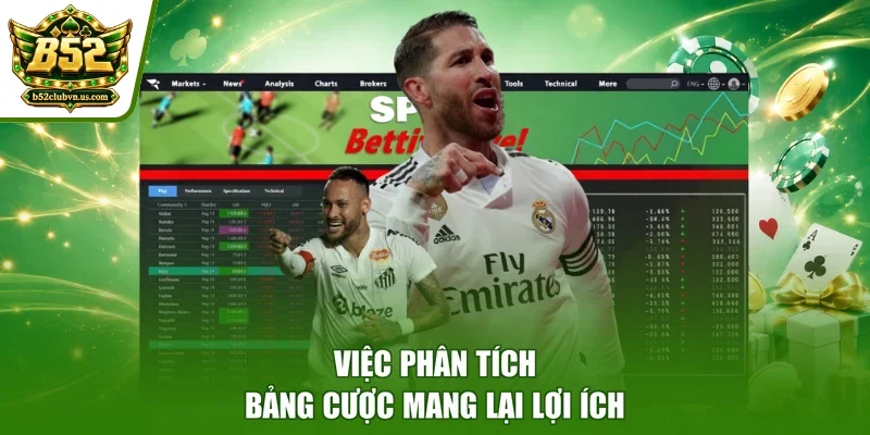 Việc phân tích bảng cược mang lại lợi ích